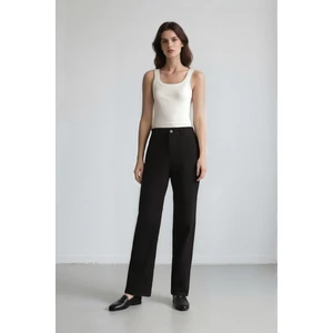 Coool Straight Fit Gabardin Pantolon Yüksek Bel E4346AX25SP