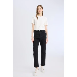 Mary Vintage Straight Fit Yüksek Bel Düz Paça Uzun Jean Pantolon D8180AX25SP