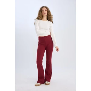 Wide Leg Geniş Paça Beli Lastikli Uzun Boy Pantolon E4387AX24WN