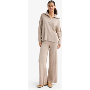 Wide Leg Geniş Bol Paça Triko Pantolon F2918AX25AU