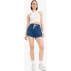 Coool Regular Fit Beli Lastikli Bağcıklı Cepli Kalın Mini Şort A6224AX25SM