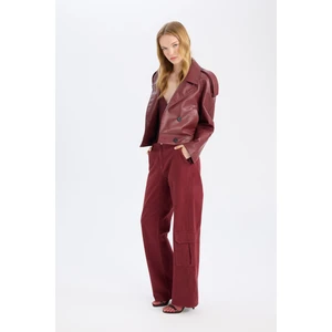 Straight Fit Gabardin Pantolon Kargo Cepli Normal Bel Düz Paça D3762AX24AU