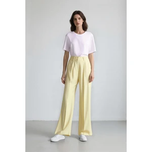 Afra x Defacto Wide Leg Tensel Kumaş Pantolon Cepli Yüksek Bel Geniş Paça A1138AX25SP