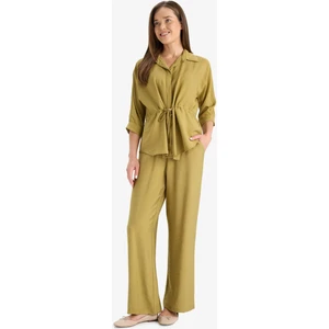 Straight Fit Cep Detaylı Geniş Paça Pantolon F3420AX25AU