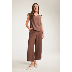 Straight Fit Geniş Paça Pantolon F0988AX25SM