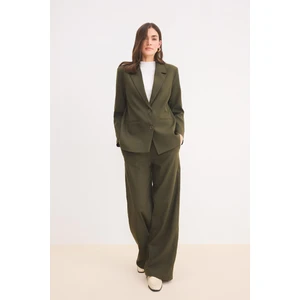 Wide Leg Geniş Paça Beli Lastikli Bağcıklı Basic Düz Palazzo Pantolon C5628AX25SP
