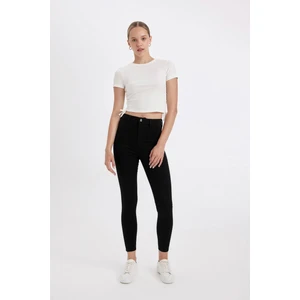 Jegging Yüksek Bel Bilek Boy Dar Paça Basic Düz Jean Pantolon B7498AX24AU
