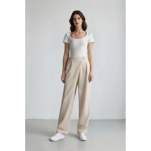 Beli Lastikli Keten Karışımlı Harem Pantolon C2100AX24SP