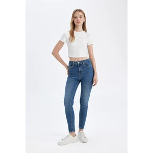 Skinny Fit Yüksek Bel Bilek Boy Jean Pantolon C7611AX24WN