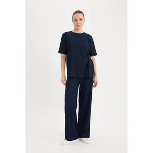 Bürümcük Pantolon Wide Leg Geniş Bol Paça Esnek Belli C0200AX25SP