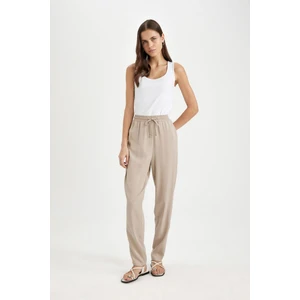 Belmando Harem Kumaş Pantolon Cepli Normal Bel Basic Düz Paça L3164AZ24SM