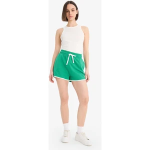 Coool Regular Fit Beli Lastikli Bağcıklı Kalın Mini Şort A6224AX25SM