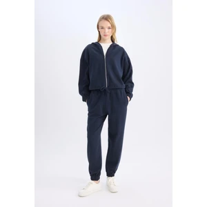 Coool Basic Düz Jogger Eşofman Altı Beli Paçası Lastikli E1478AX24WN