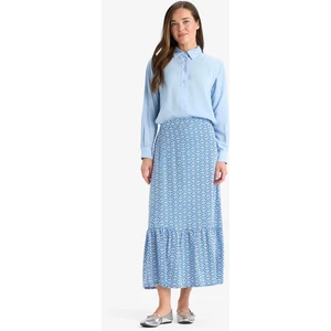 Desenli Maxi Tesettür Etek B2426AX25SM