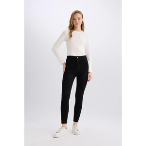 Jegging Yüksek Bel Bilek Boy Dar Paça Basic Düz Jean Pantolon B7498AX25SP