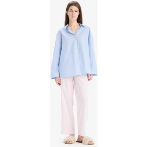 Uzun Boy Poplin Pijama Altı-Fall in Love E5769AX25SP