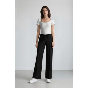 Wide Leg Kumaş Pantolon Normal Bel Geniş Cepli Pensli Bol Paça E2470AX24WN