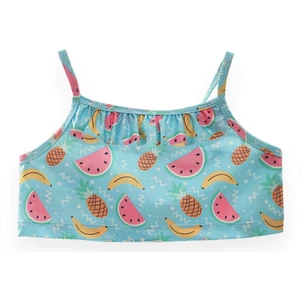 Kız Çocuk Tropikal Meyve Desenli Bikini Takım