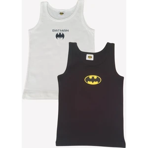 Batman Çocuk Atlet 2 Li %100 Pamuk
