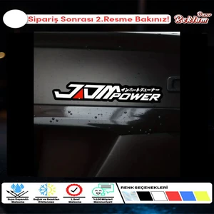 Jdm Power Japon Yazılı Araba Stickerı - Japon Tuner Sticker (15X5CM)