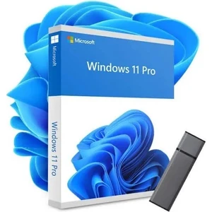 Windows 11 Pro 2025 Lisans Yükleme 64 GB Flash Bellek - Freedos Uyumlu - Aktarılabilir