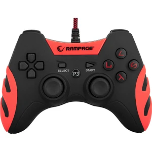 Snopy Rampage SG-R218 Ps3/pc x Input Kırmızı USB 1.8m Joypad