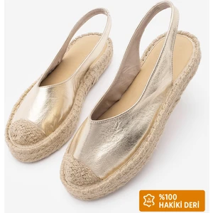 Kadın Önü Kapalı Bantlı Günlük Jüt Espadril Sandalet Konlep