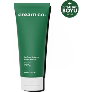 Cream Co. Akne & Siyah Nokta Karşıtı Yüz Temizleme Jeli | Niacinamide Çay Ağacı Yağı | 100 ML