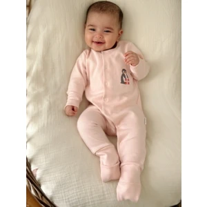 Uzun Kollu Unisex Bebek Tulum Aç Kapa Patikli %100 Pamuk Ekstra Yumuşak Doku Oeko-Tex Sertifikalı