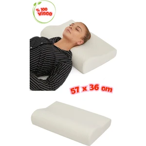 Visco Boyun Destekyastığı Ortopedik Memory Foam Yastık Boyun Kavisinidestekleyici Yastık