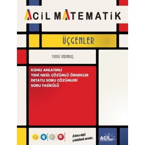 Acil Yayınları Üçgenler Konu Anlatımlı Soru Fasikülü