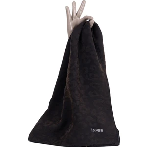 Leopar Şal Siyah Altın