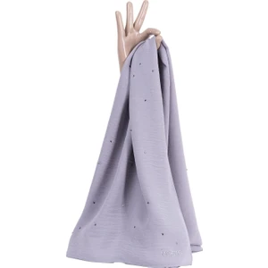 Caz Taşlı Şal Gri