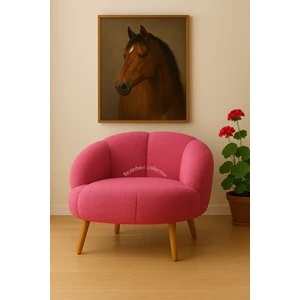 Papatya Berjer,çay Seti Tekli Koltuk Berjer  (Salon, Balkon, Ofis) Dolgulu Krlent  Hediyeli