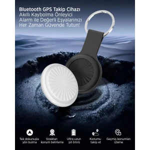 Gps Takip Cihazı  Smart Tag Akıllı Kaybolma Ios & Android Uyumlu Anahtarlıklı