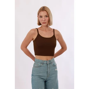 Kadın Askılı Crop