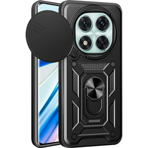 Xiaomi Redmi Note 14 Pro 5g Uyumlu Kamera Koruma Sürgülü Yüzüklü Tank Kılıf