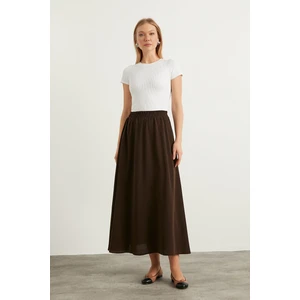 Acı Kahverengi Kloş Etek