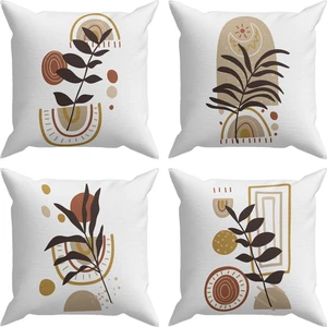 Abstract 4’lü Kırlent Kılıfı DS26