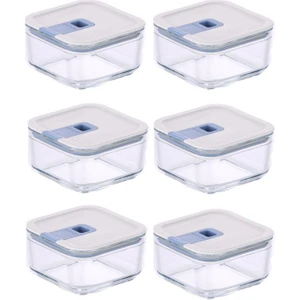 Perfect Seal Kare 350ML 6'lı Saklama Kabı Seti
