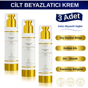 Elysian Essence Cilt Beyazlatıcı | Kararma Giderici Krem 3'lü Set - Genital Bölge, Koltuk Altı, Bikini Bölgesi, Dirsek ve Vücut 100ML