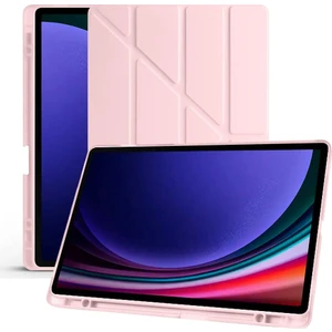 Galaxy Tab S6 Lite 2024 P610 P617 P620 10.4 Kalem Bölmeli, Smart Cover, Stand Özellikli, Pu Deri Koruyucu Kılıf (S Pen Uyumlu)