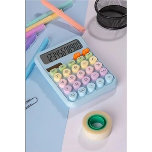 Pinterest Hesap Makinesi 12 Hazneli LCD Ekran Açılı Geniş Ekran,güneş Enerji ve Pilli Hesap Makinesi