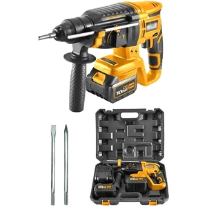 Çift Pilli 72 V 10 Ah Uzun Ömürlü (Kömürsüz) Motor Çift Akülü Pnömatik Kırıcı Delici Matkap