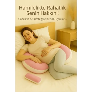 Lucky Day Hamile Uyku Destek Yastığı, Çok Fonksiyonlu Hamile Yastığı