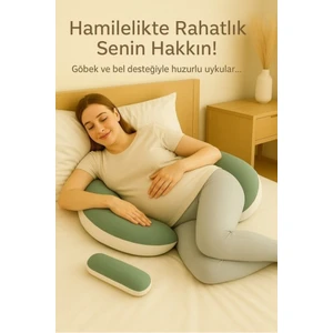 Lucky Day Hamile Uyku Destek Yastığı, Çok Fonksiyonlu Hamile Yastığı