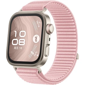 Huawei Watch Fit 4 Pro / Fit 4 /fit 3 Uyumlu Hasır Örgü Dokuma Ince Cırtlı Spor Kumaş Kordon Kayış