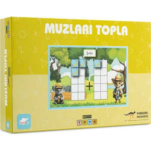 Kanguru Matematik Muzları Topla Oyunu - Toplama Işlemi Öğreten Eğitici Oyun | Müfredata Uyumlu | 5-6 Yaş |