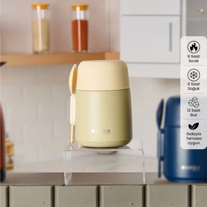 Kitchen Yemek Termosu - Bej - 500 ml