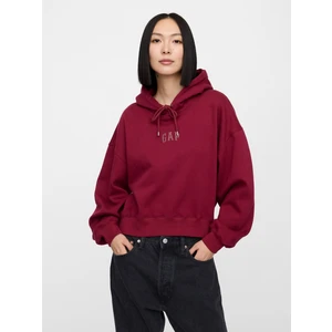 Kadın Bordo Gap Logo VintageSoft Sweatshirt
